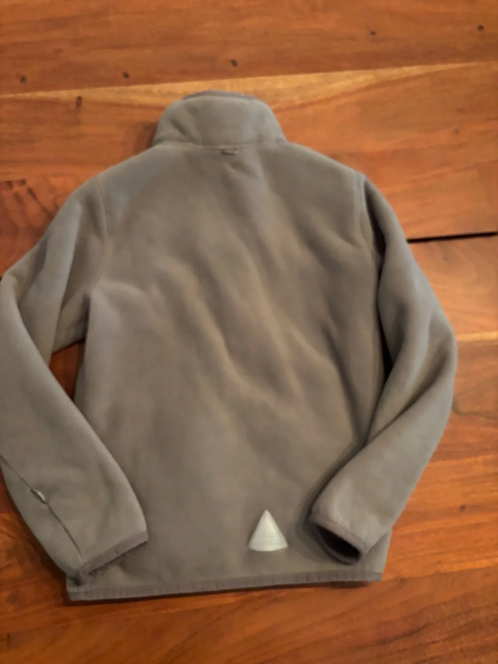 LL Bean Boys Size 8 Gray Full-Zip Fleece Jacket